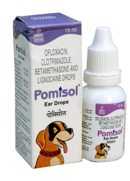 Intas Pomisol Dogs Ear Drops 15ml 